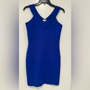 Amanda Uprichard Cusp blue bandage dress